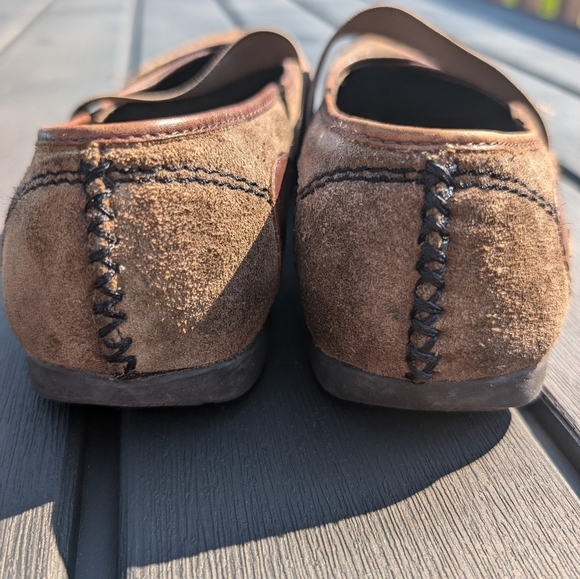 EARTH Tan Slip on Stretch Mary Jane Tennis Shoe size 8.5 - Picture 9 of 13